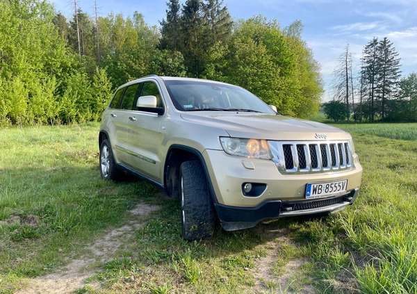 Jeep Grand Cherokee cena 65000 przebieg: 206000, rok produkcji 2011 z Nidzica małe 379